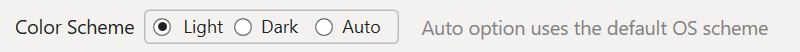Dialog; AG light dark theme