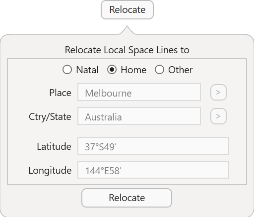 Window; Maps; dialog; relocation