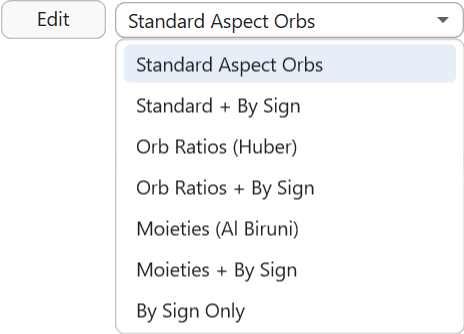 Aspect Set Types