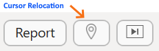 Switching on Cursor Relocation Mode