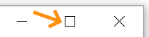 Window; size controls; max