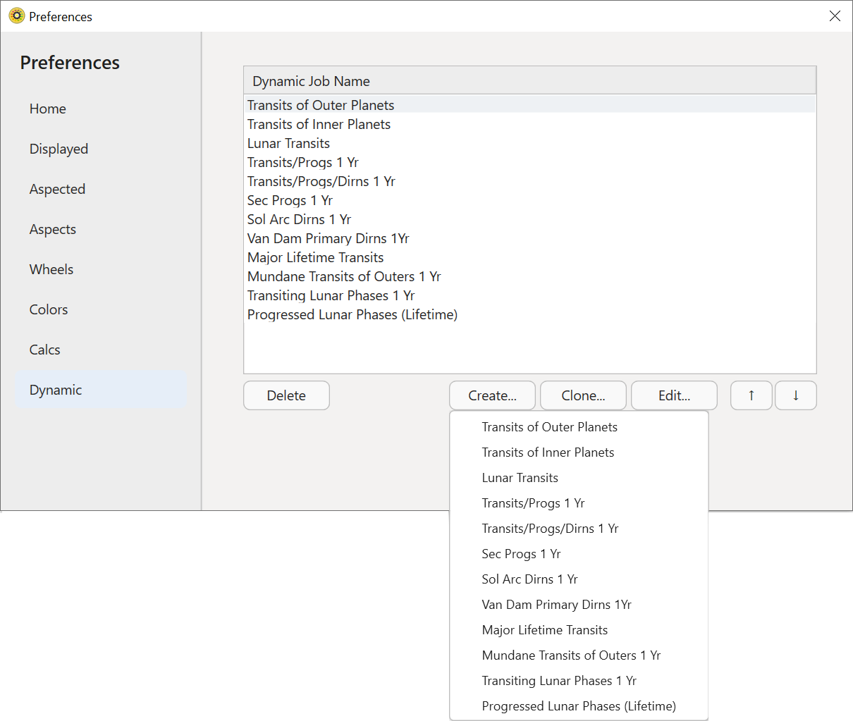 Dialog; Prefs; Dynamic; Create expanded