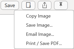 Sheets; Action dropdown
