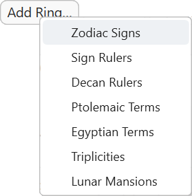 Menu; Wheel Editor; Add Ring