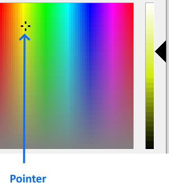 Dialog; Windows Color Designer; Color Field