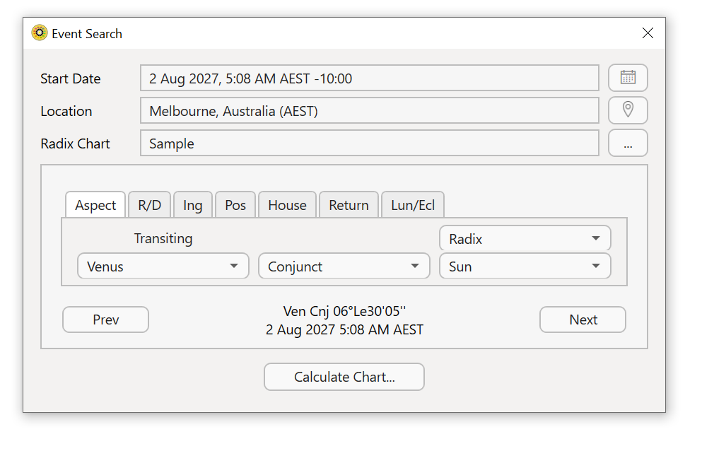 Dialog; extended search