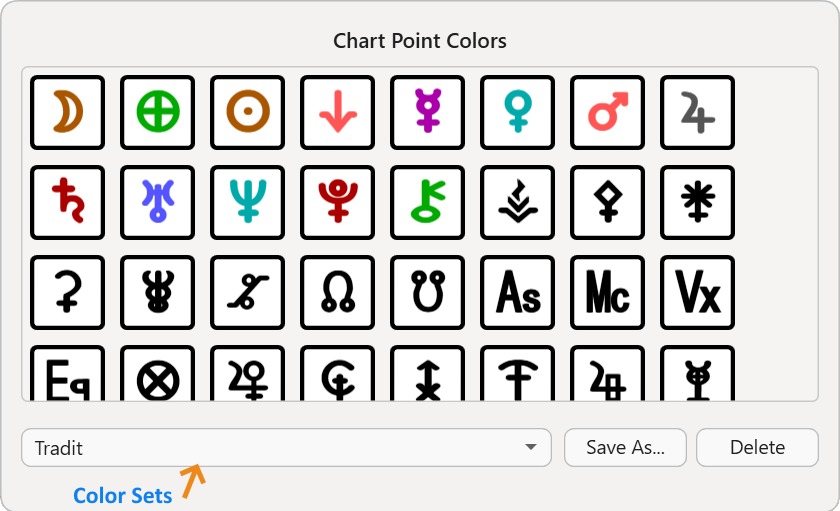 Dialog; Prefs; Colors; Planets expanded