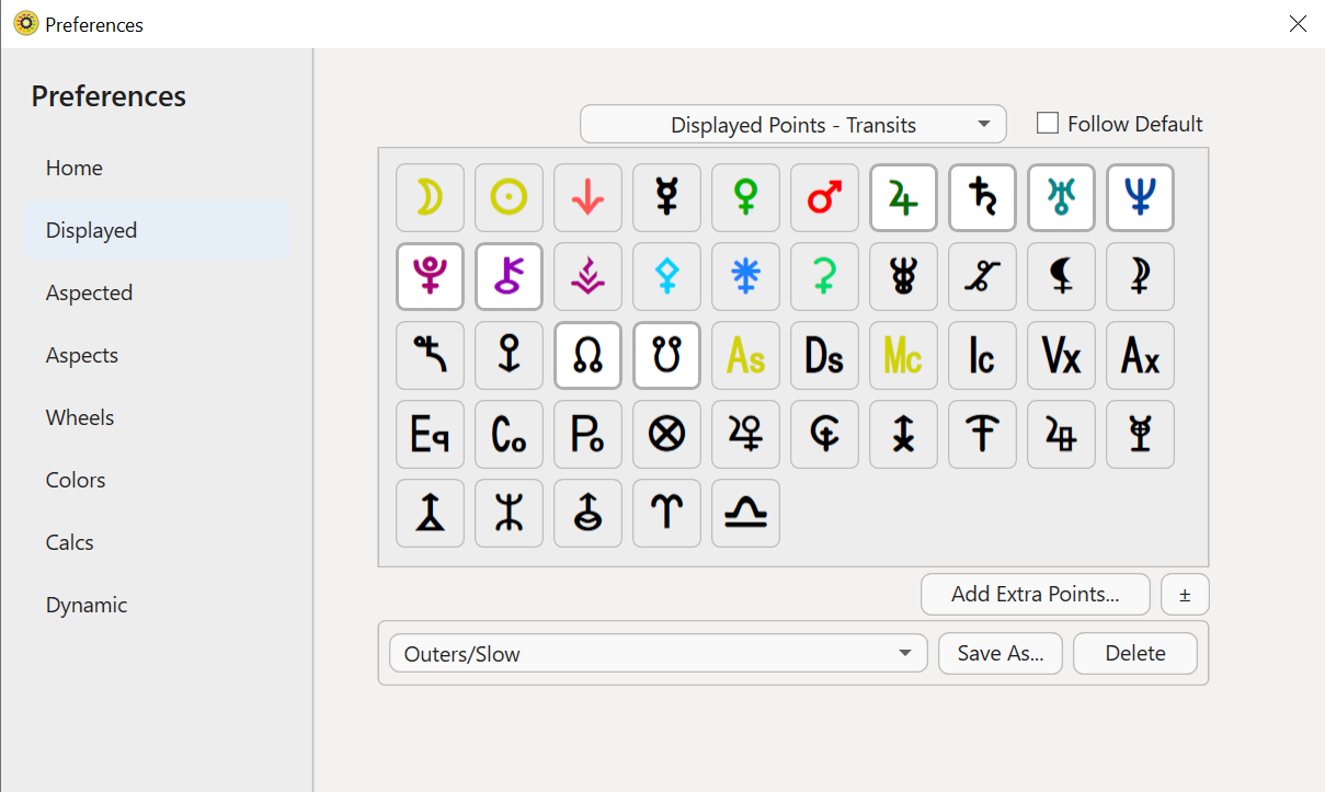 Dialog; Prefs; Context-Transits; outers-slow