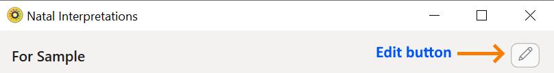 Reports;.Interps; Title Bar