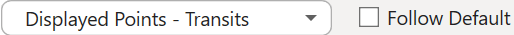 Dialog; Prefs; Displayed Points; non default selected; checkbox
