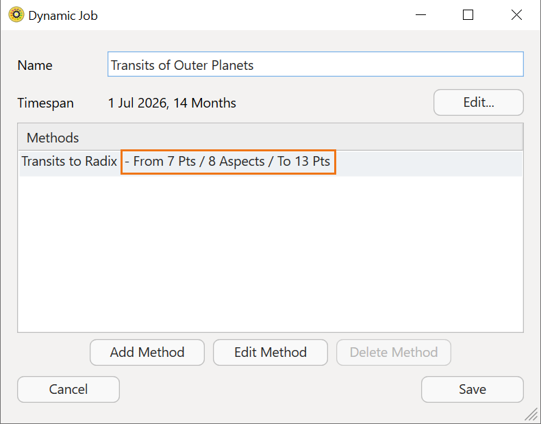 Dialog; Prefs; Dynamic; Edit Dynamic Job; from and to&nbsp;
