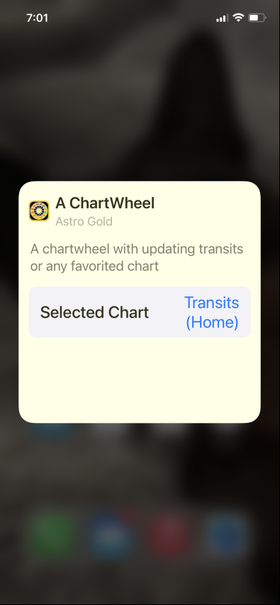 Widget - edit option