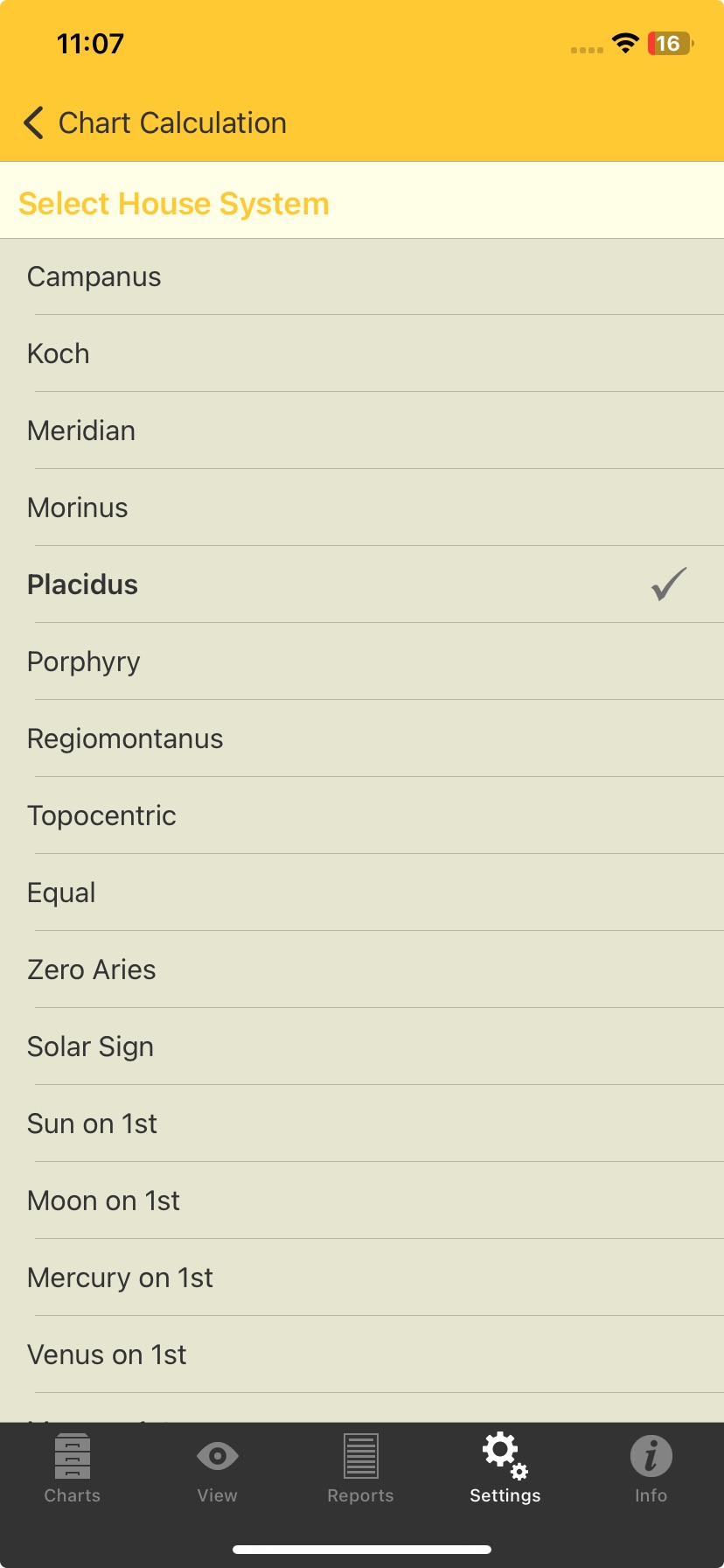 House System options
