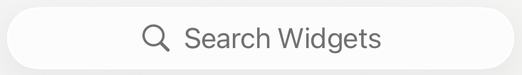 Textbox; Search Widgets