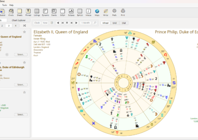 Astro Gold Windows - Astrology Chart - TriWheel - Transits