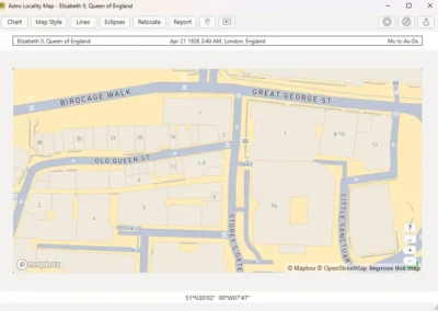 Astro Gold Windows - Astro Locality Mapping - Enable Zoom to Street View