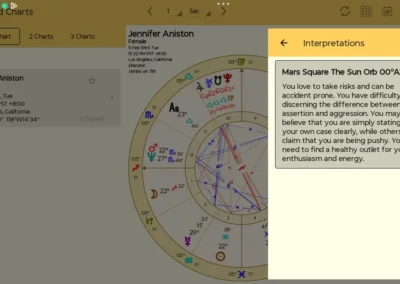 Astro Gold Android - Interpretations - Natal Aspects