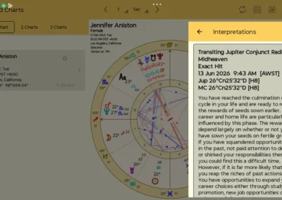 Astro Gold Android - Interpretations - Transit to Natal